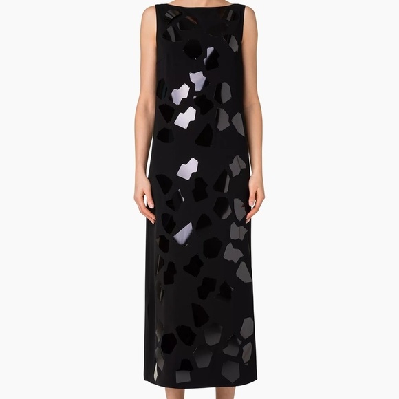 Akris Dresses & Skirts - Akris punto Jersey Laser-Cut Tunic Midi-Dress Size 4